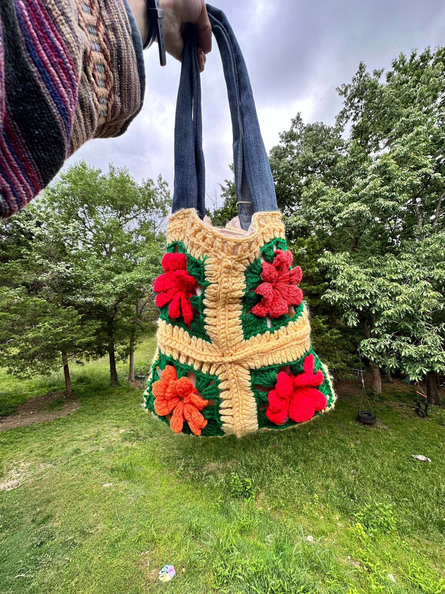 Upcycled “Too Cute Tote”