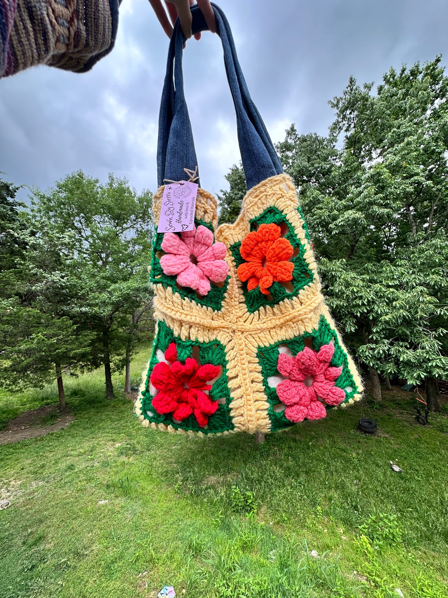 Upcycled “Too Cute Tote”